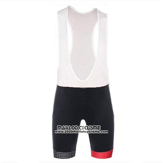 2018 Maillot Ciclismo Tour DE Suisse Helvetia Noir Rouge Manches Courtes et Cuissard